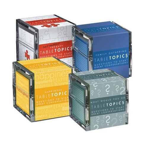 Table Topics Dinner Party - Dinner Party Conversation Starters Tabletopics / This dinner party game can be a gracious host's best friend.